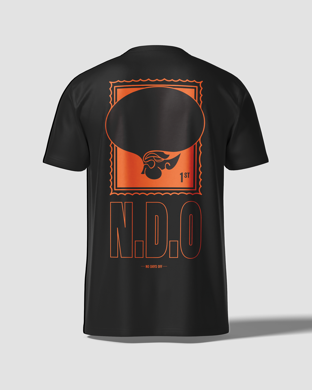 Neon Orange Stamp